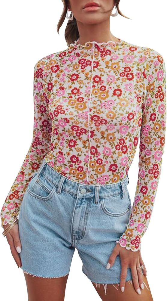 Floral Pink White | Amazon (US)