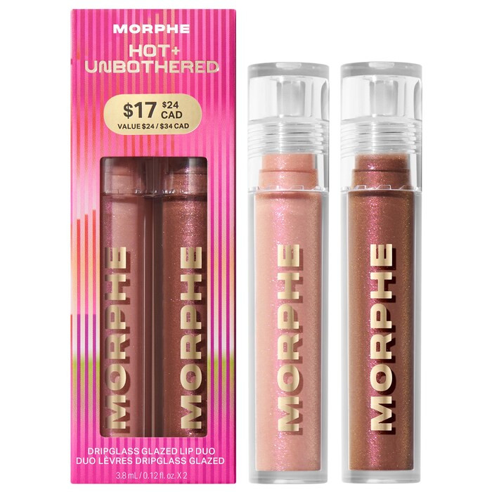 Hot & Bothered Drip Glass Lip Gloss Duo - Morphe | Sephora | Sephora (CA)