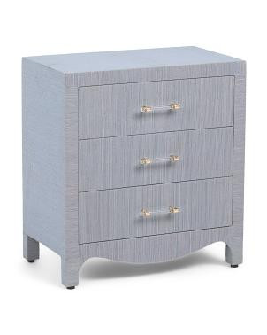24x14x26 3 Drawer Wavy Bottom Accent Table | TJ Maxx