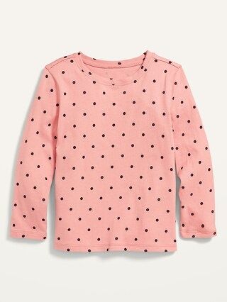 Unisex Long-Sleeve Printed Jersey T-Shirt for Toddler | Old Navy (US)