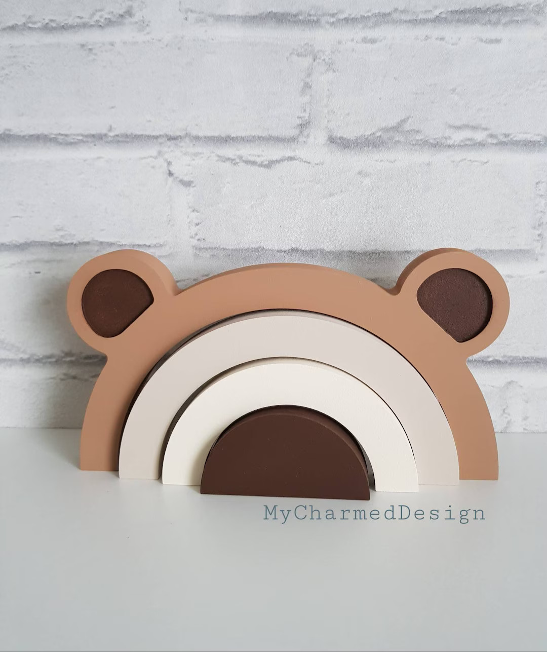 Bear Rainbow Shelfie, Kids Room Decor, Woodland Nursery, Adventure - Etsy UK | Etsy (UK)