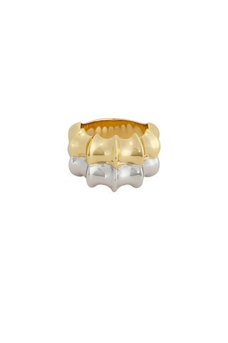 Jennifer Fisher Murphy Double Ring in Metallic Gold | FWRD 