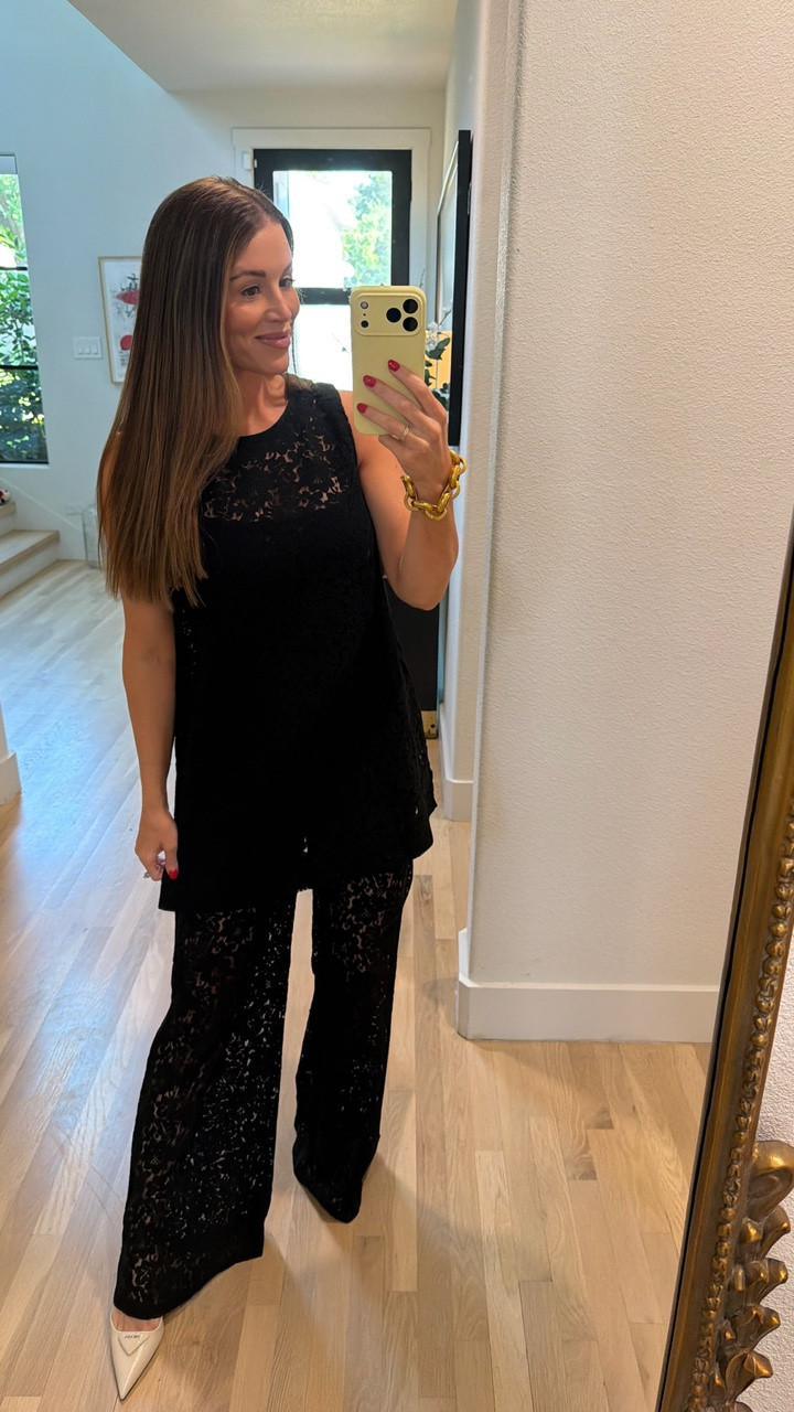 Loving this cute new outfit I got in from @Petal & Pup! This black embroidered matching set is perfect for the growing bump this spring and summer! Paired it with my white Prada heels!

#LTKootd #LTKBump #LTKdayinmylife