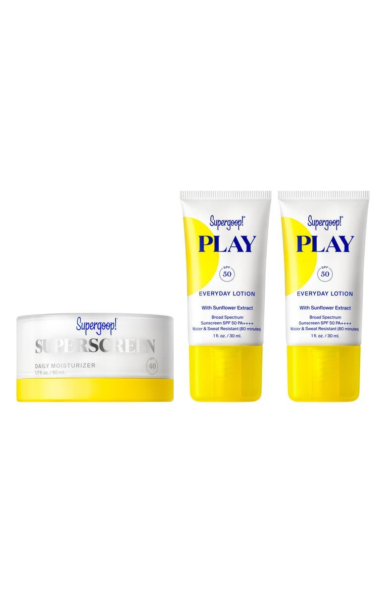 Supergoop! Superscreen Daily Moisturizer SPF 40 Sunscreen Set | Nordstrom