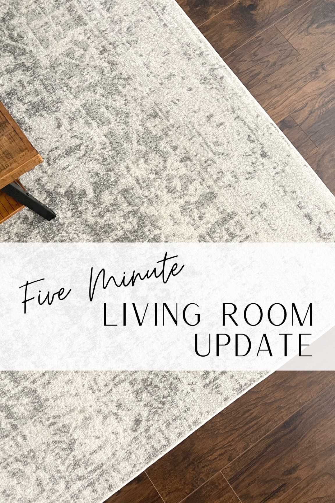 Affordable AND cleanable area rug update! (You can cut the pad to fit any size rug - just use scissors)

#LTKunder100 #LTKhome #LTKfamily