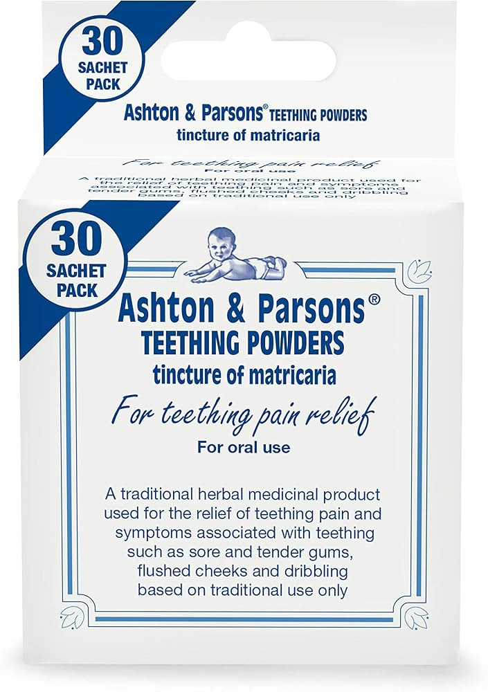 Ashton & Parsons Teething Powders, used to soothe teething pain and symptoms, for Babies From 3 M... | Amazon (UK)