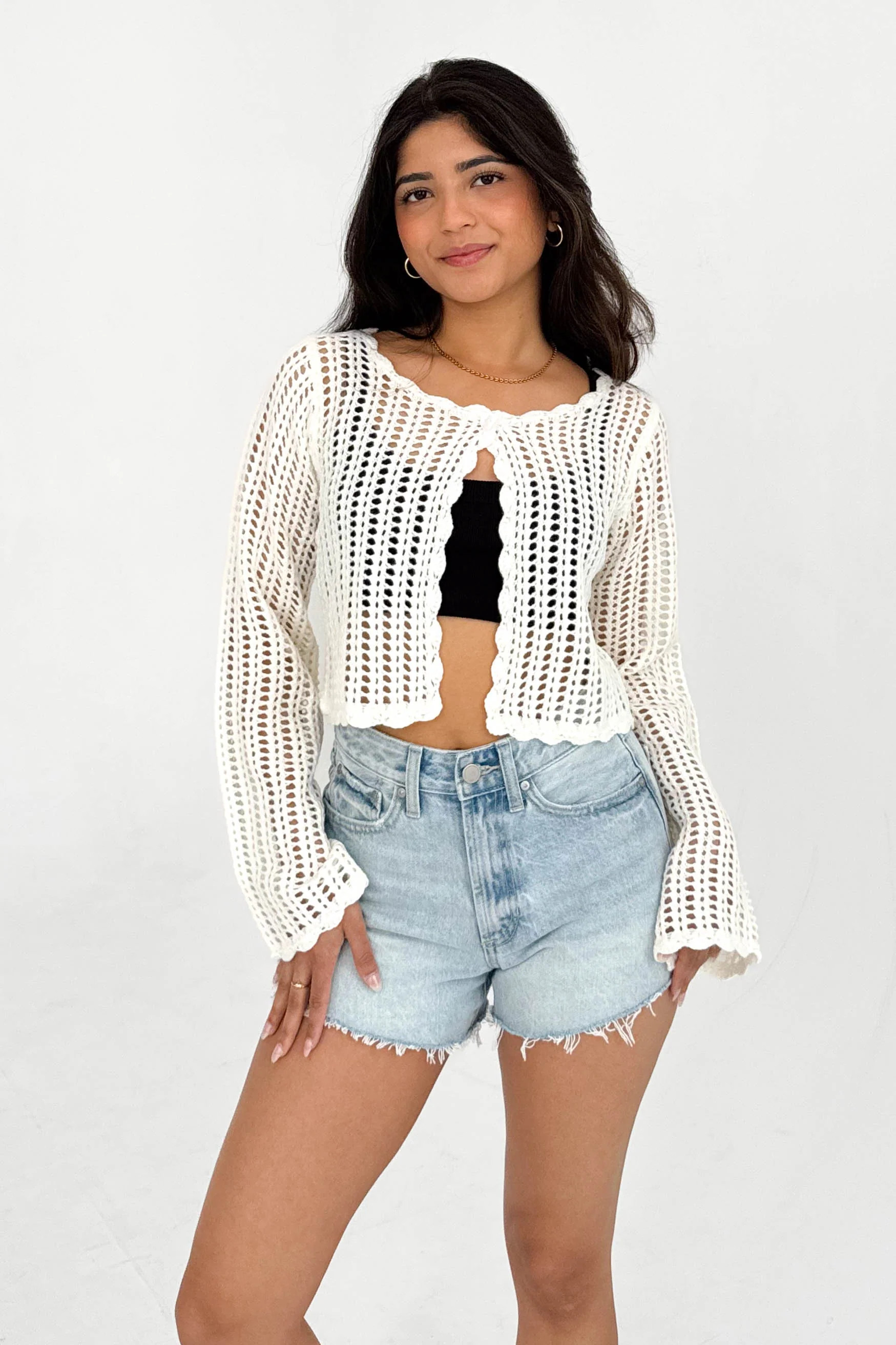 Key West Cardigan in Cream | Grey Bandit