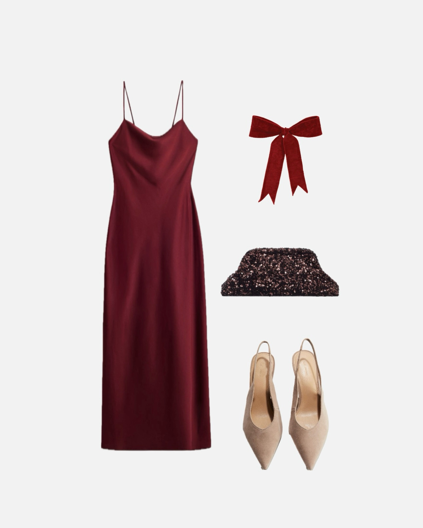 #reddress #redforchristmas #roteskleid #satinkleid #rotessatinkleid #partyclutch #partytasche #strasspartytasche #beigeslingbacks #beigeslingpumps #redbow #roteschleife #kleid #burgundy #haarspangeroteschleife

#LTKstyletip #LTKpartywear #LTKeurope