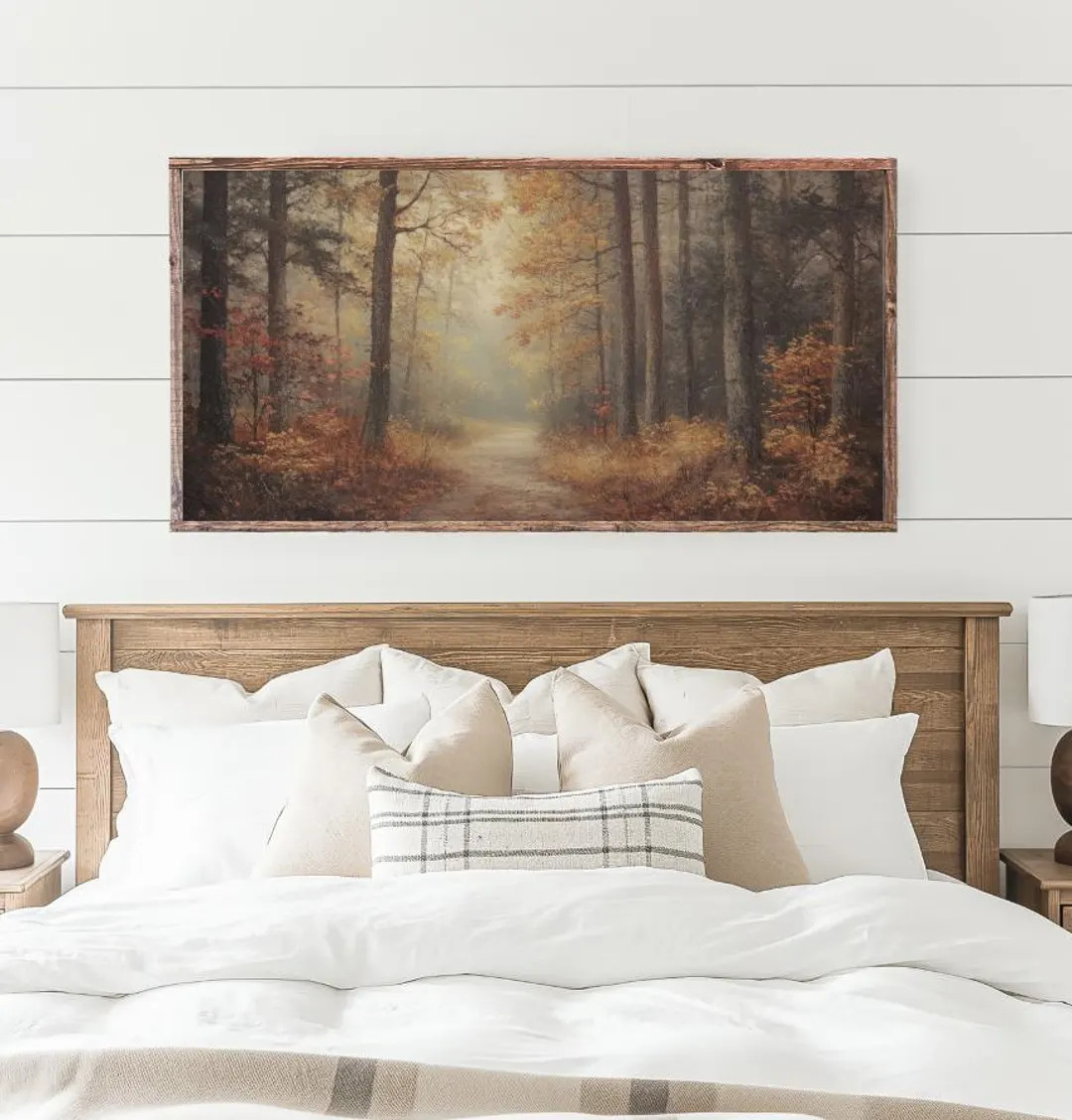 October Golden Hour Canvas Printed Sign - Etsy | Etsy (US)