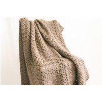 Crochet Afghan Throw Blanket Mushroom, Home Decor, Sofa Throw, Bedspread, Bedding, Lap Blanket, Gift | Etsy (US)