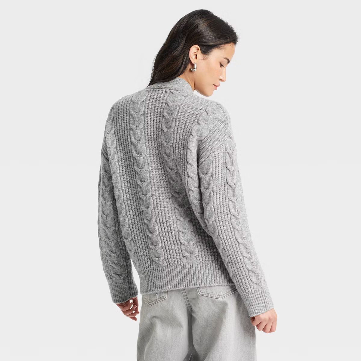 Women's Cozy Knit Cable Stitch Cardigan - Universal Thread™ | Target