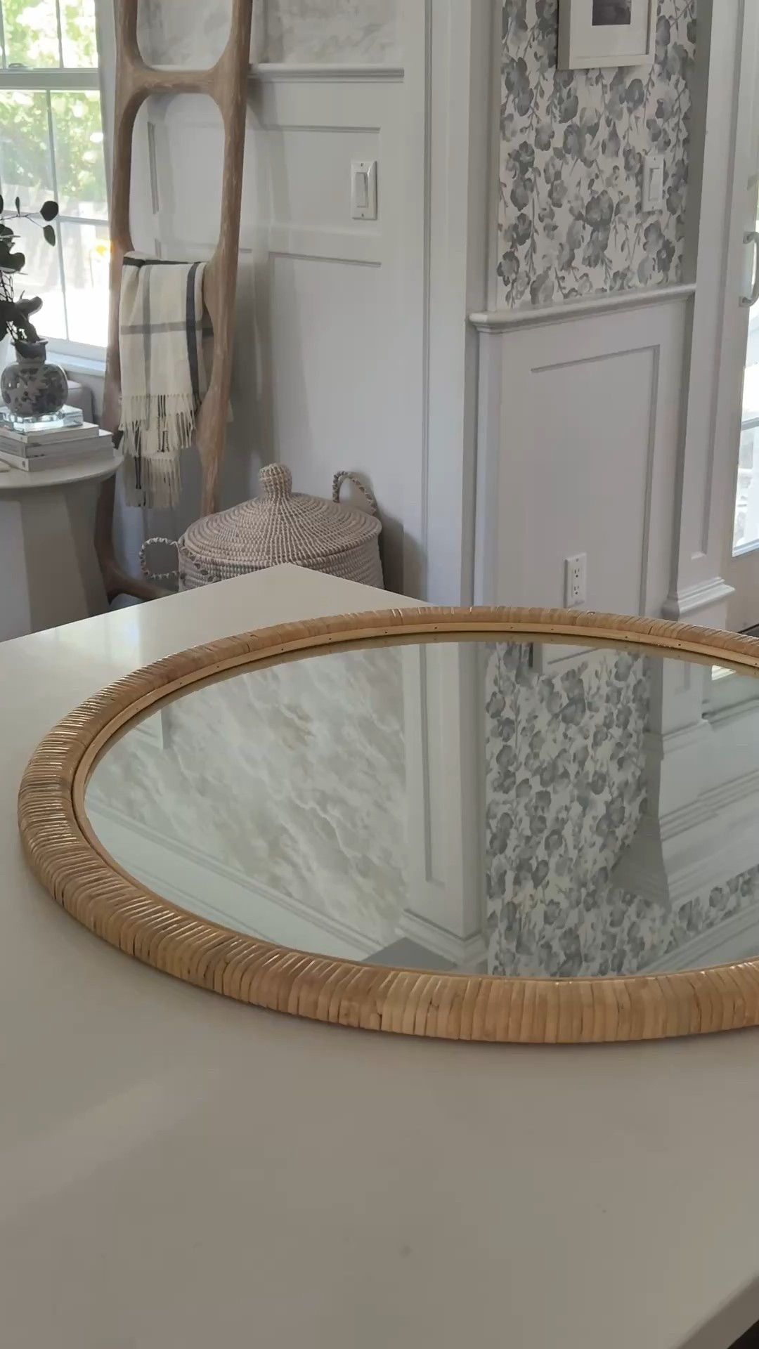 Such a good Wayfair find! This round rattan mirror is going to look perfect in our basement bathroom 🙌🏻

#LTKHome #LTKStyleTip