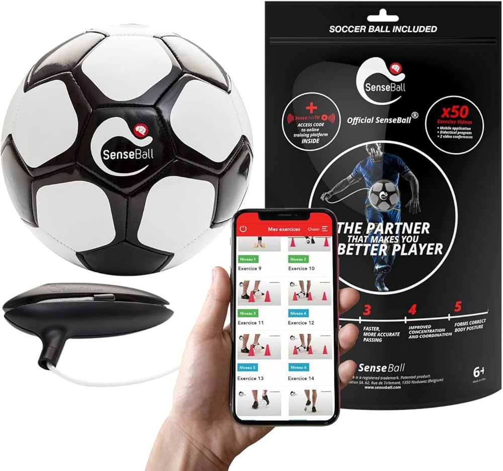 SenseBall | Smart Soccer Kick Trainer Used by Professionals | App with Exercises & Training Routi... | Amazon (US)