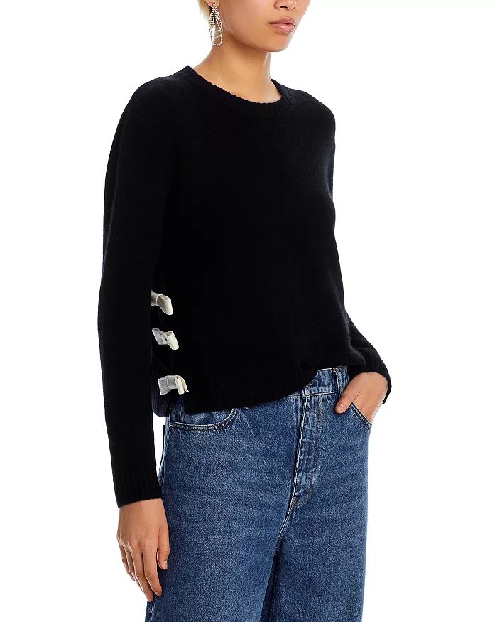 Bow Appliqué Cashmere Sweater - 100% Exclusive | Bloomingdale's (US)