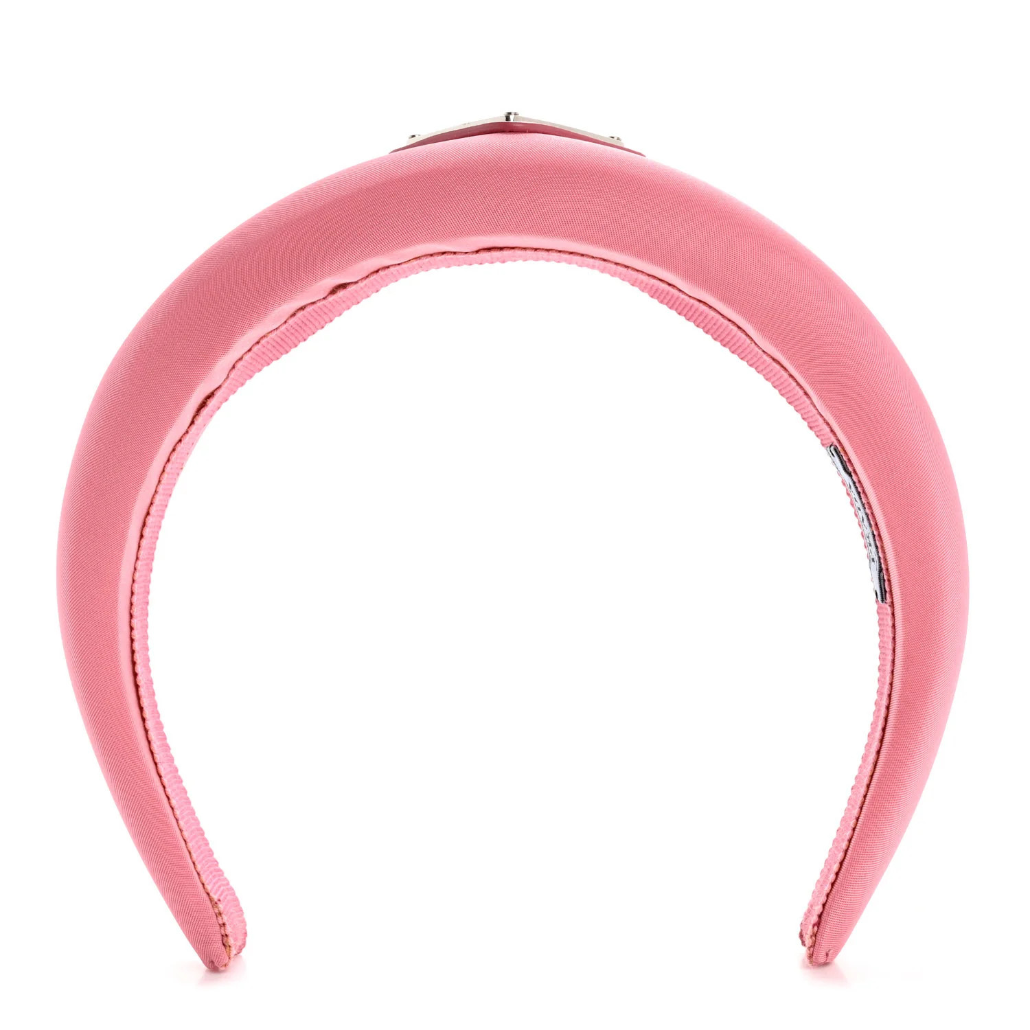 Re-Nylon Triangle Logo Headband Begonia | FASHIONPHILE (US)