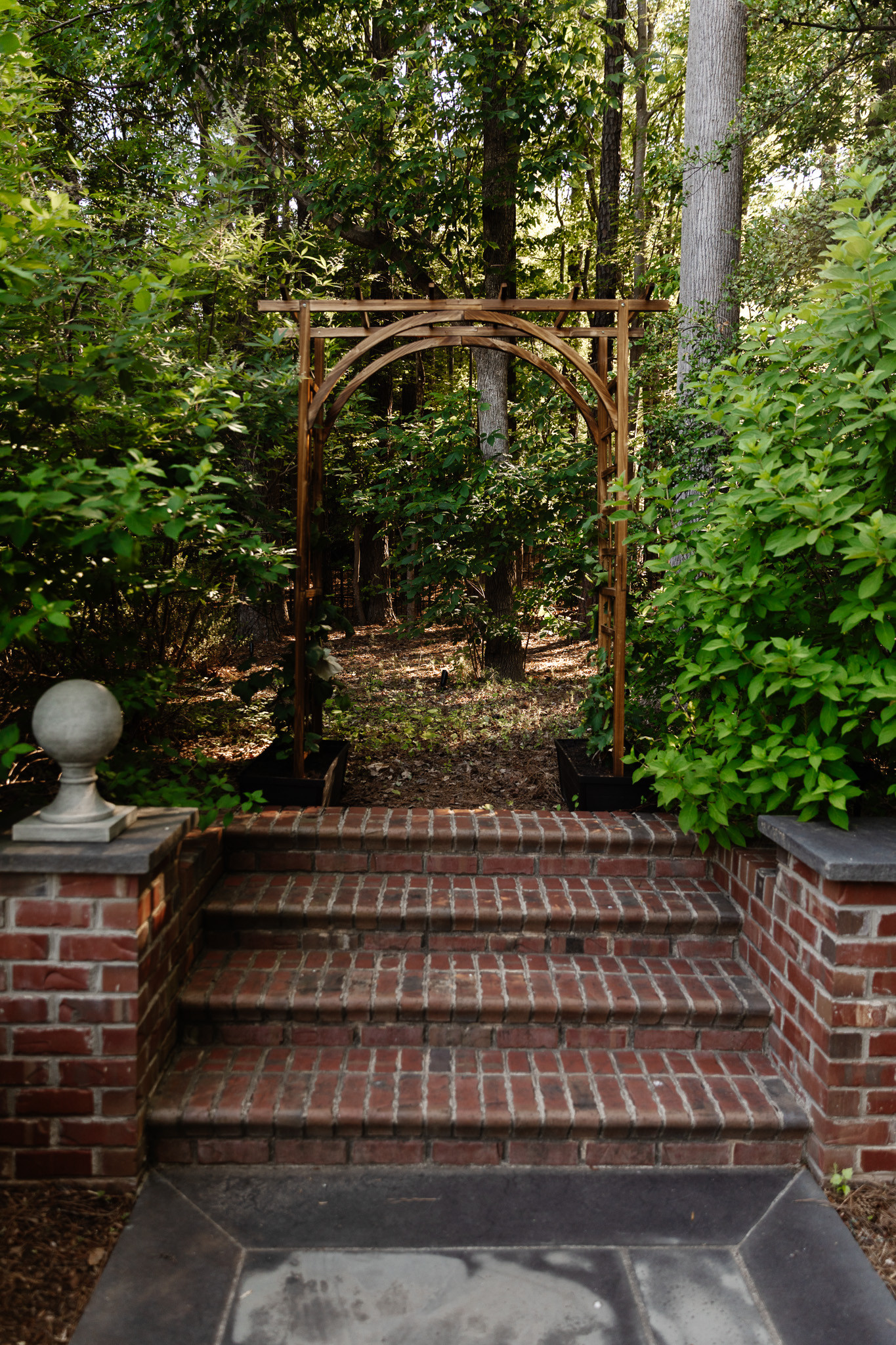 #AD A dreamy addition to the backyard. We added this trellis at the entrance to the wooded section of our backyard and planted grape vines on either side. We can't wait to see it transform as the vines grow! Linked it and other trellises and beautiful supports for climbing plants - all from @wayfair. #wishyouwerehere, #outdoor, #Wayfair, #WayfairPartner

#LTKSeasonal #LTKHome