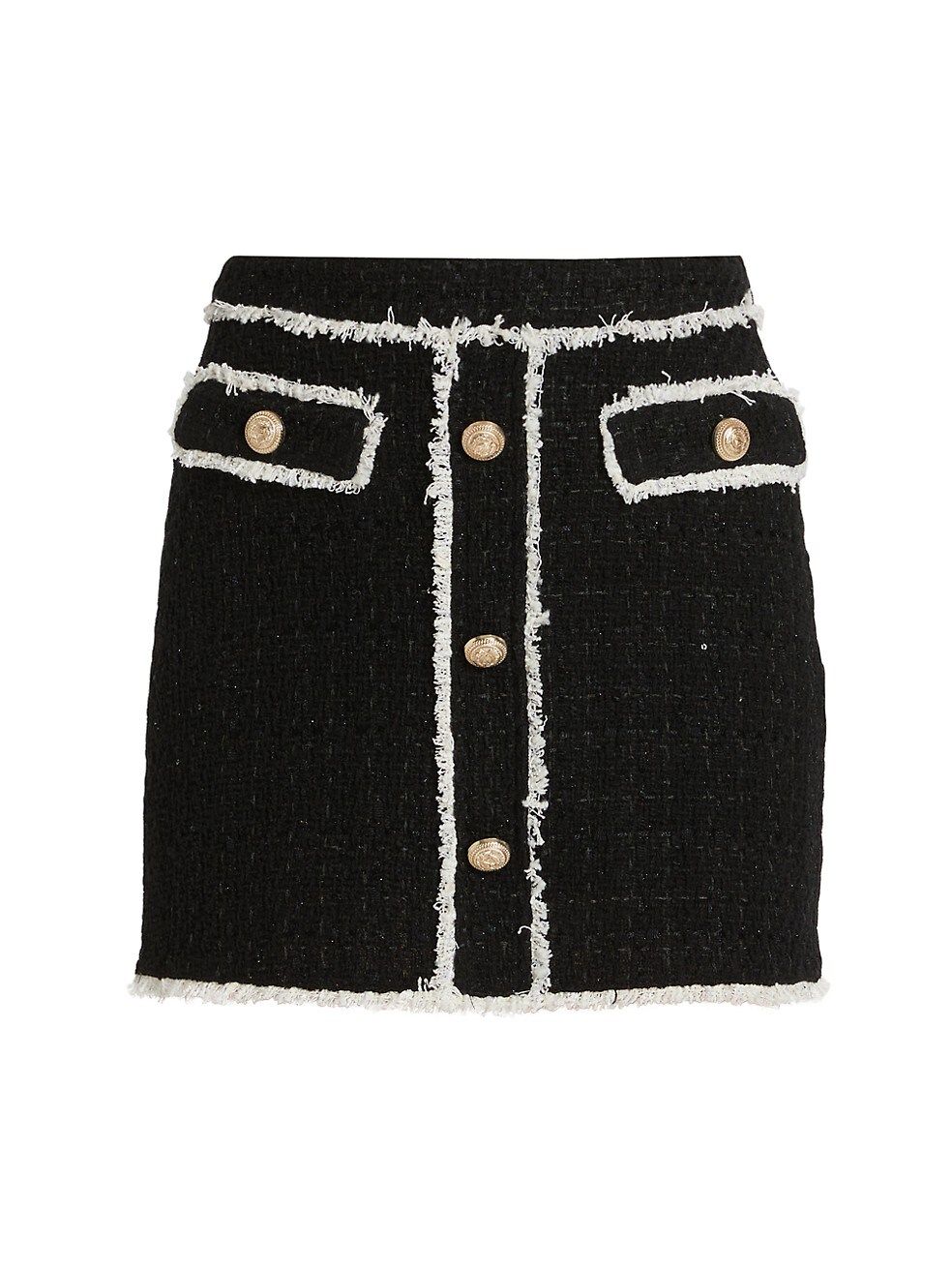 Nessa Contrast Tweed Skirt | Saks Fifth Avenue