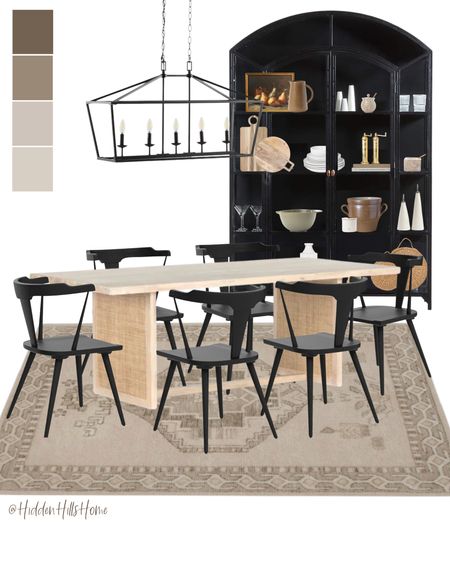 Dining room decor, dining chairs, dining table, home decor, dining room rug #diningroom

#LTKhome #LTKsalealert #LTKCyberWeek