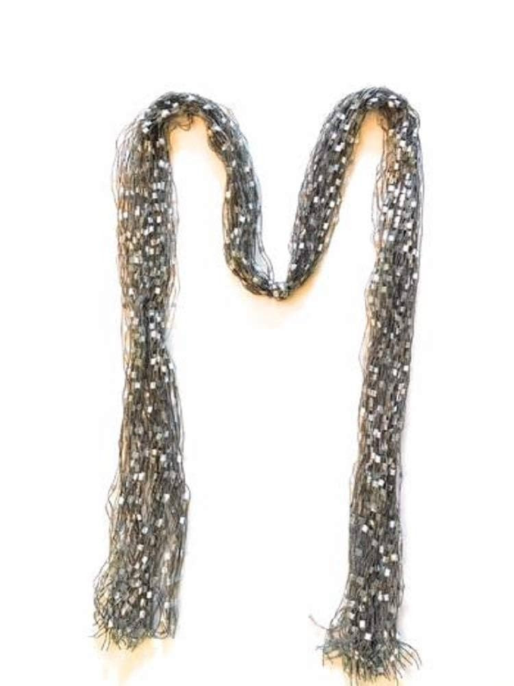 Scarf Necklsce Lariat Silver Belt | Amazon (US)