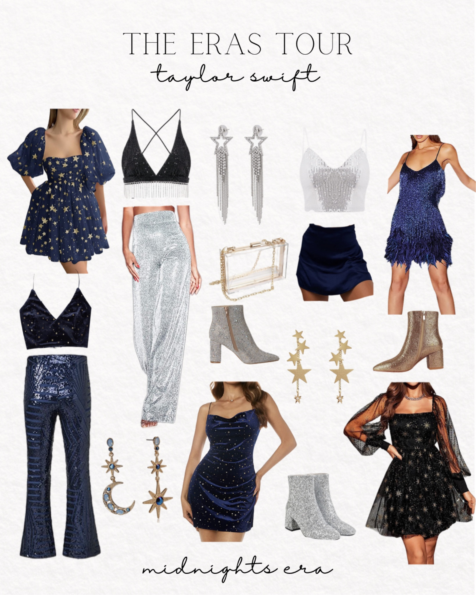 Taylor Swift Eras Tour outfits

Taylor Swift, concert outfit, eras tour, lover era, speak now era, fearless era, midnights era, bejeweled, shimmer, sparkle, sequins, fringe, Taylor swift concert outfit ideas, Amazon finds 

#LTKstyletip #LTKfit #LTKFind