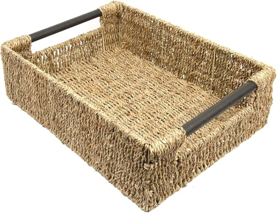 Woodluv Storage Baskets, Storage baskets for Shelves, Storage Box Organiser, Baskets to make hamp... | Amazon (UK)