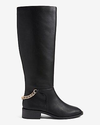 Chain Riding Boots | Express