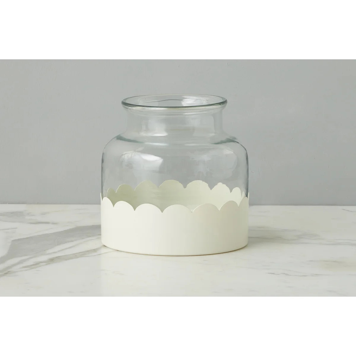 et\u00faHOME Scalloped Bloom 2-in-1 Vase - White | Wayfair | Wayfair North America