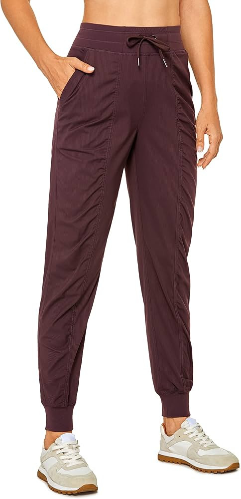 CRZ YOGA Lightweight Workout Joggers for Women, High Waisted Outdoor Running Casual Track Pants w... | Amazon (US)