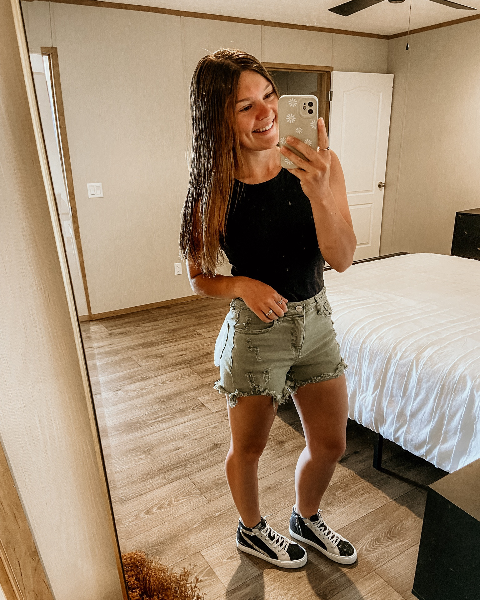 Loving this outfit lately🖤💚🩶

#LTKShoeCrush #LTKStyleTip #LTKSeasonal