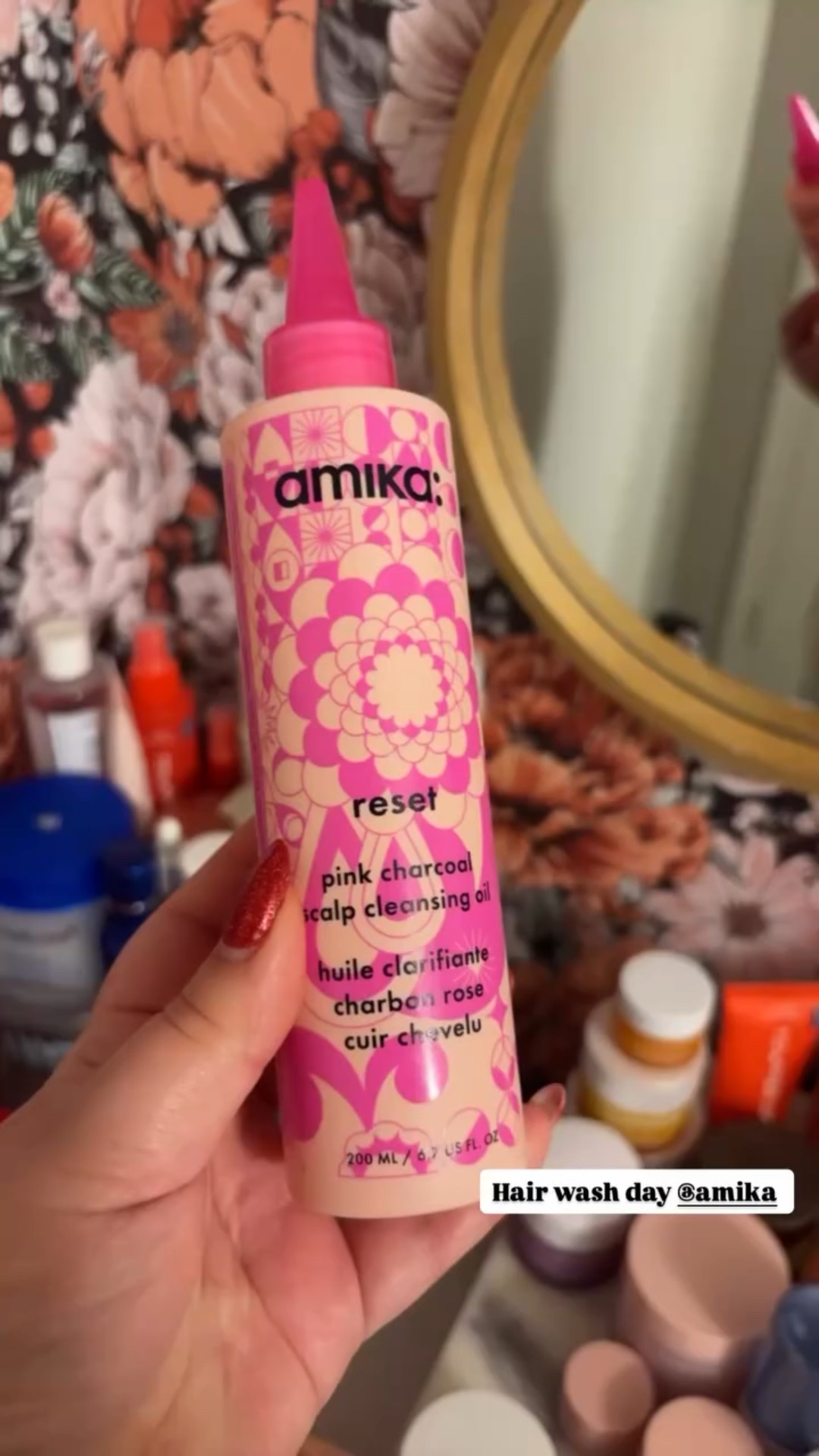 Hair wash day @amika