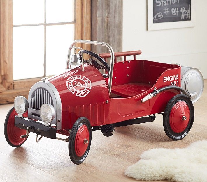 Fire Truck Pedal Car Ride-On | Pottery Barn Kids