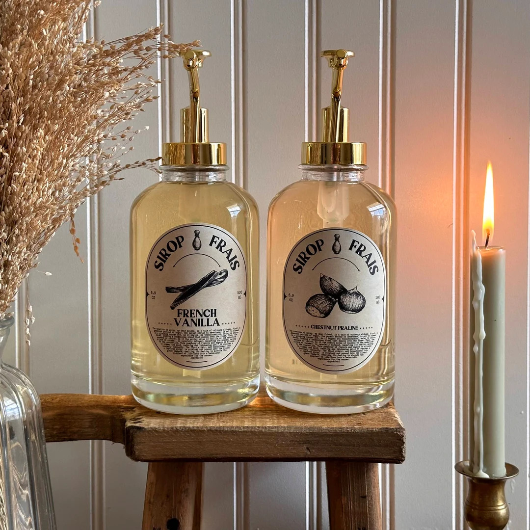 Apothecary Style Syrup Labels Pick Your Coffee Syrup Flavor Coffee Bar Labels Waterproof Coffee S... | Etsy (US)