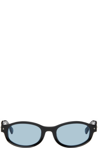 SSENSE Exclusive Black Rollercoaster Sunglasses | SSENSE