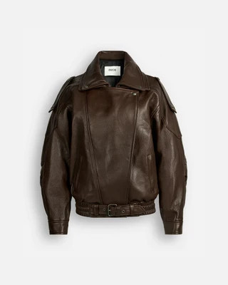 Cindy Leather Jacket | DUCIE