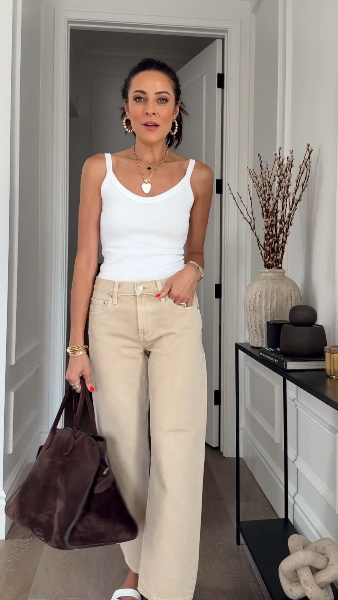 Just a few sizes left in this from you all love!! The Dailies: A very weekend outfit! Relaxed denim and closet staples I’ll wear into the new season!
XS Tank
Size 25 jeans 
Sandals TTS
Use CODE: 15LUCY for Thatch
Use CODE: LUCY10 for Erin Fader 

#LTKSeasonal #LTKOver40