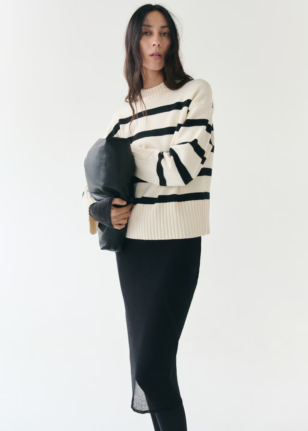 Knit striped sweater - Women | MANGO United Kingdom | MANGO (UK)