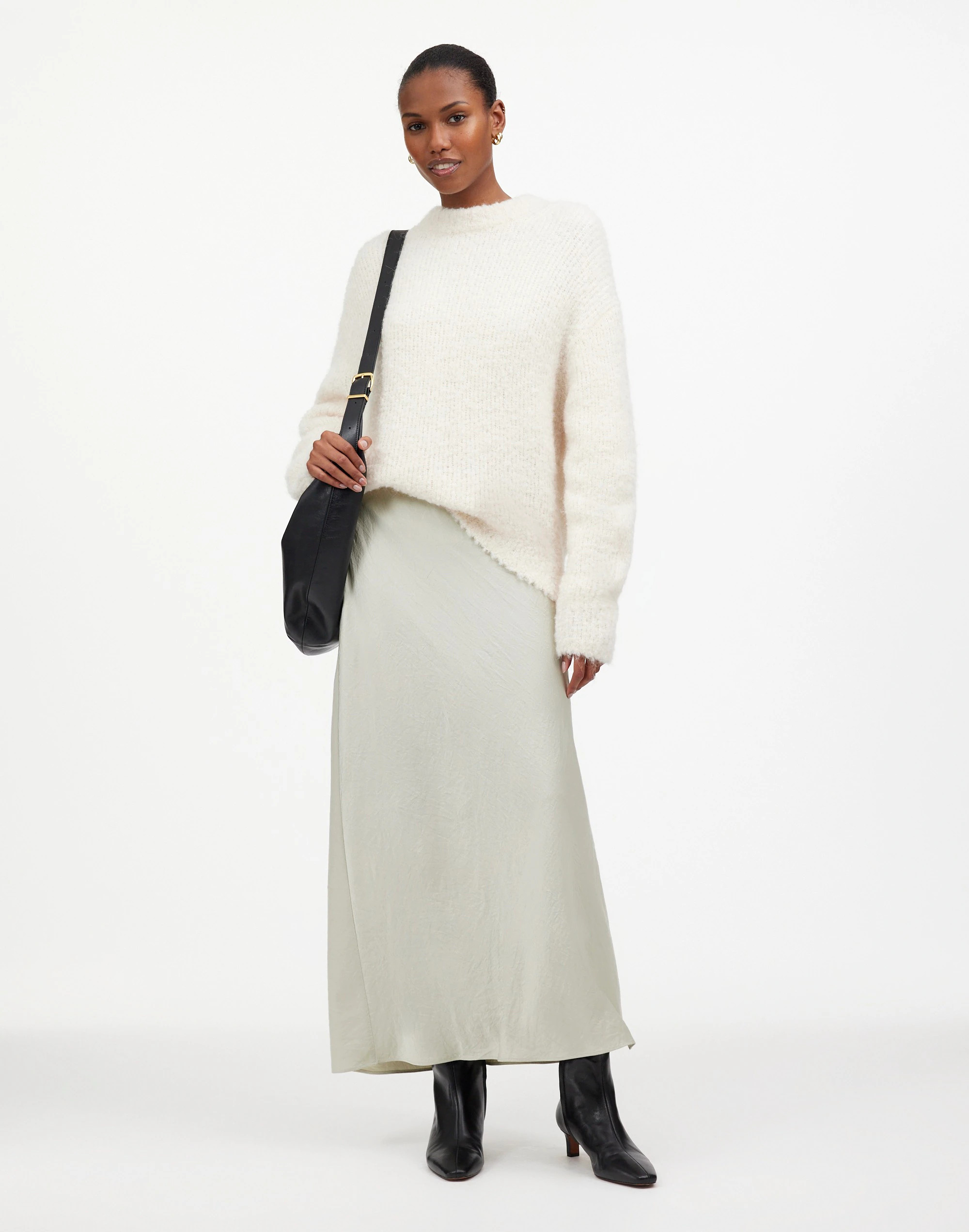 Satin Maxi Slip Skirt | Madewell | Madewell