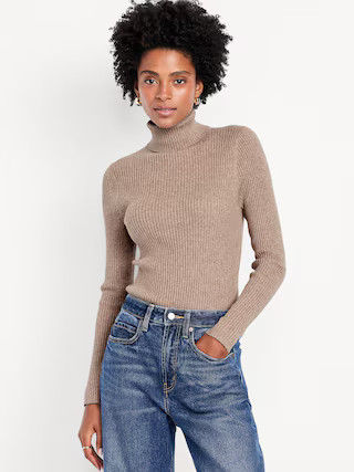 SoSoft Lite Rib Turtleneck Sweater | Old Navy (US)