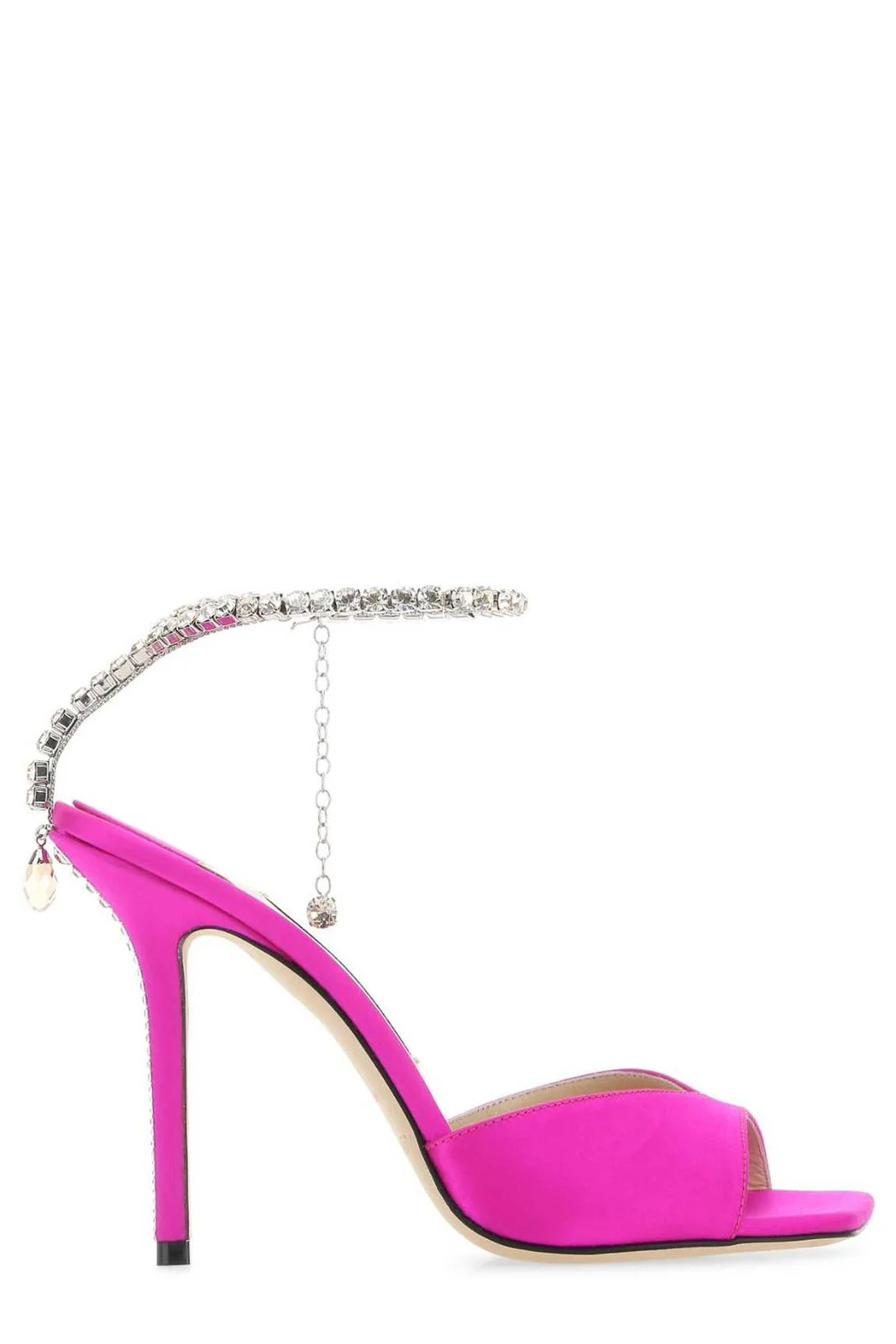 Jimmy Choo Saeda 100 Embellished Heeled Sandals | Cettire Global