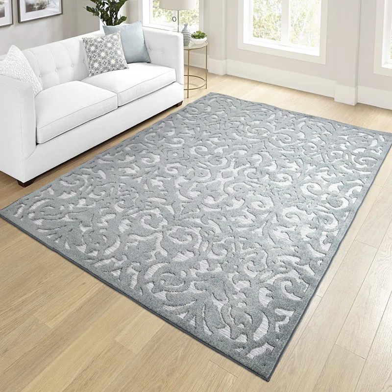 Lady Bird Harbor Blue Indoor/Outdoor Area Rug | Wayfair Professional