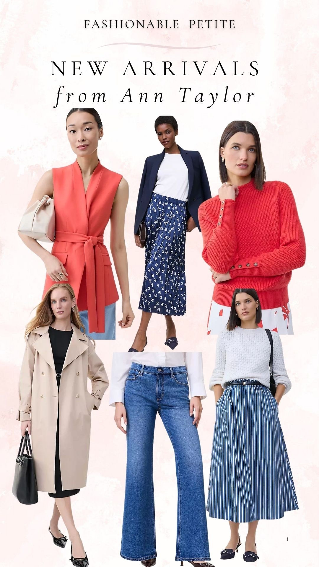 New early spring arrivals from Ann Taylor! In my cart, this floral pleated skirt! 

Petite, petite outfit, spring outfit, west to work 

#LTKSaleAlert #LTKPetite #LTKWorkwear