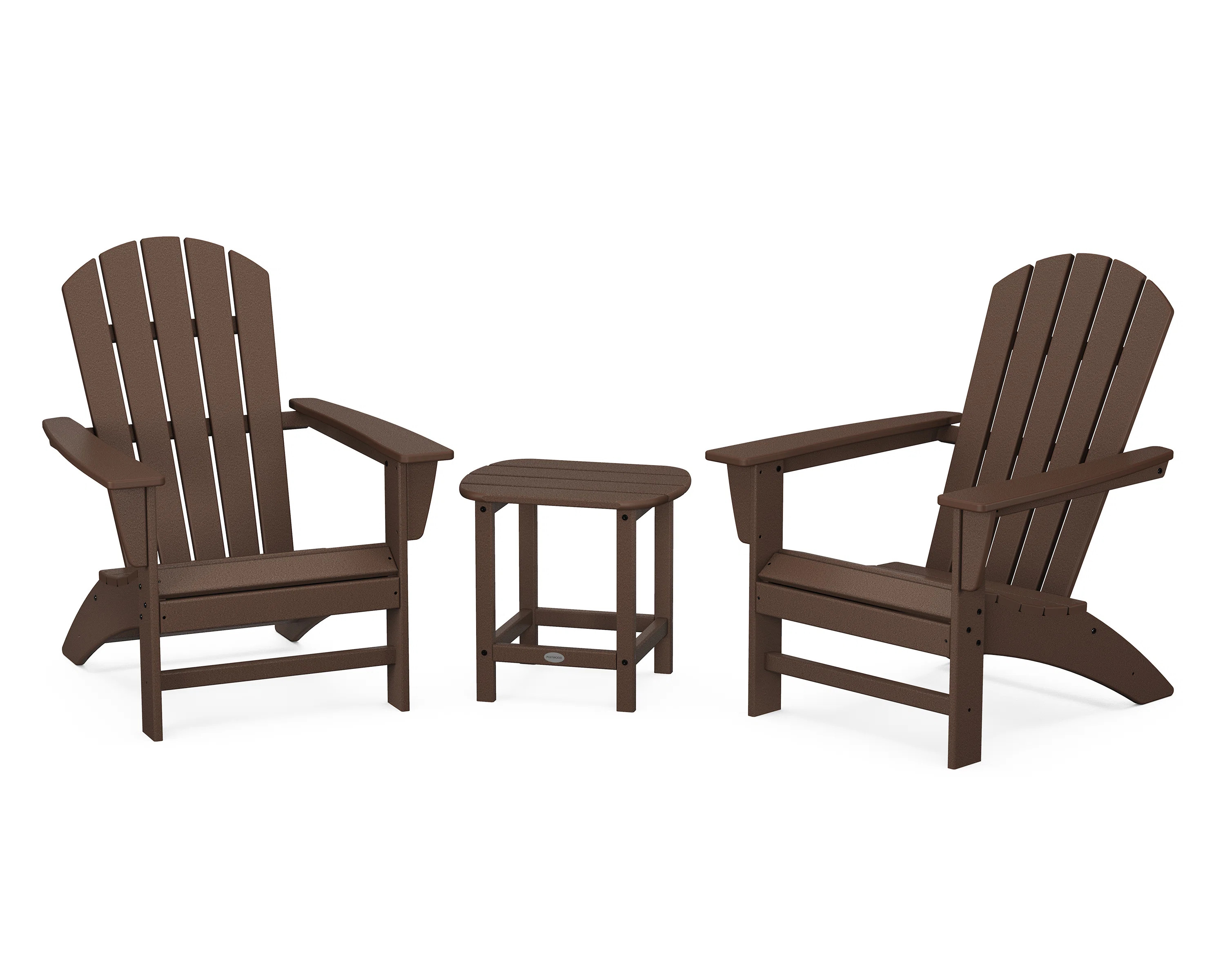 Nautical 3-Piece Adirondack Set with South Beach 18" Side Table | Wayfair North America