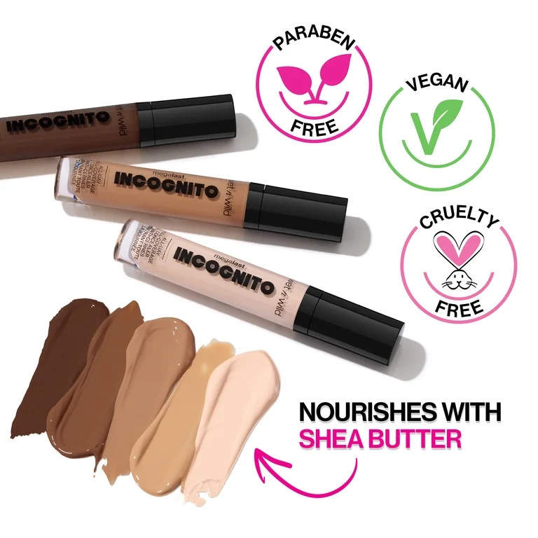 Wet n Wild Mega Last Incognito All-Day Full Coverage Concealer Makeup, Fair | Walmart (US)