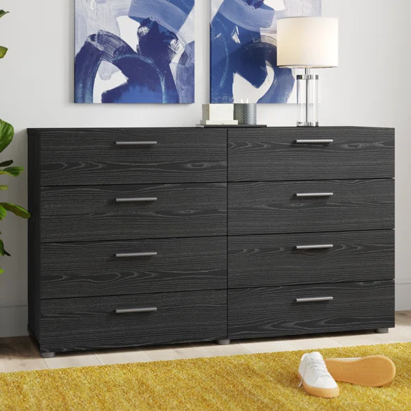 Jantz 8 Drawer 55.12" W Double Dresser | Wayfair North America