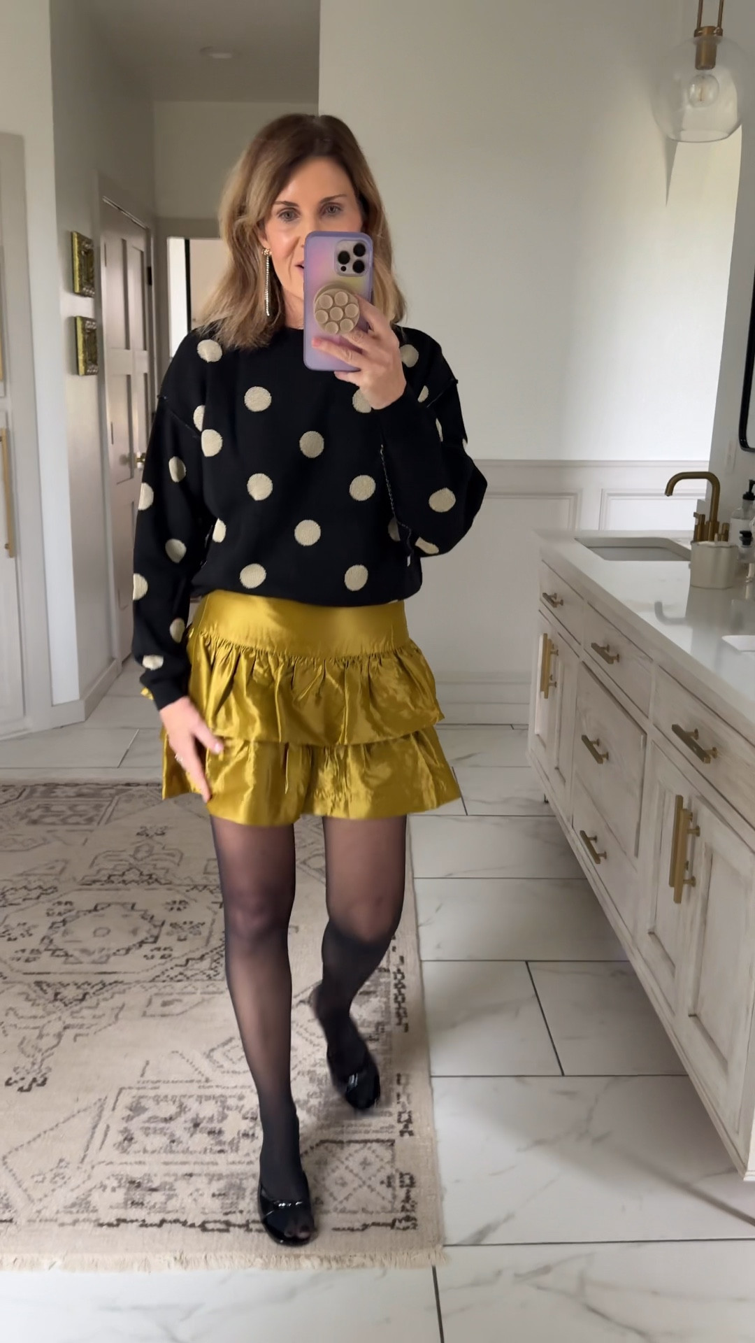 Head to toe #walmartfashion
Wearing a small sweater and a small skirt 

#LTKOver40 #LTKFindsUnder50 #LTKHoliday