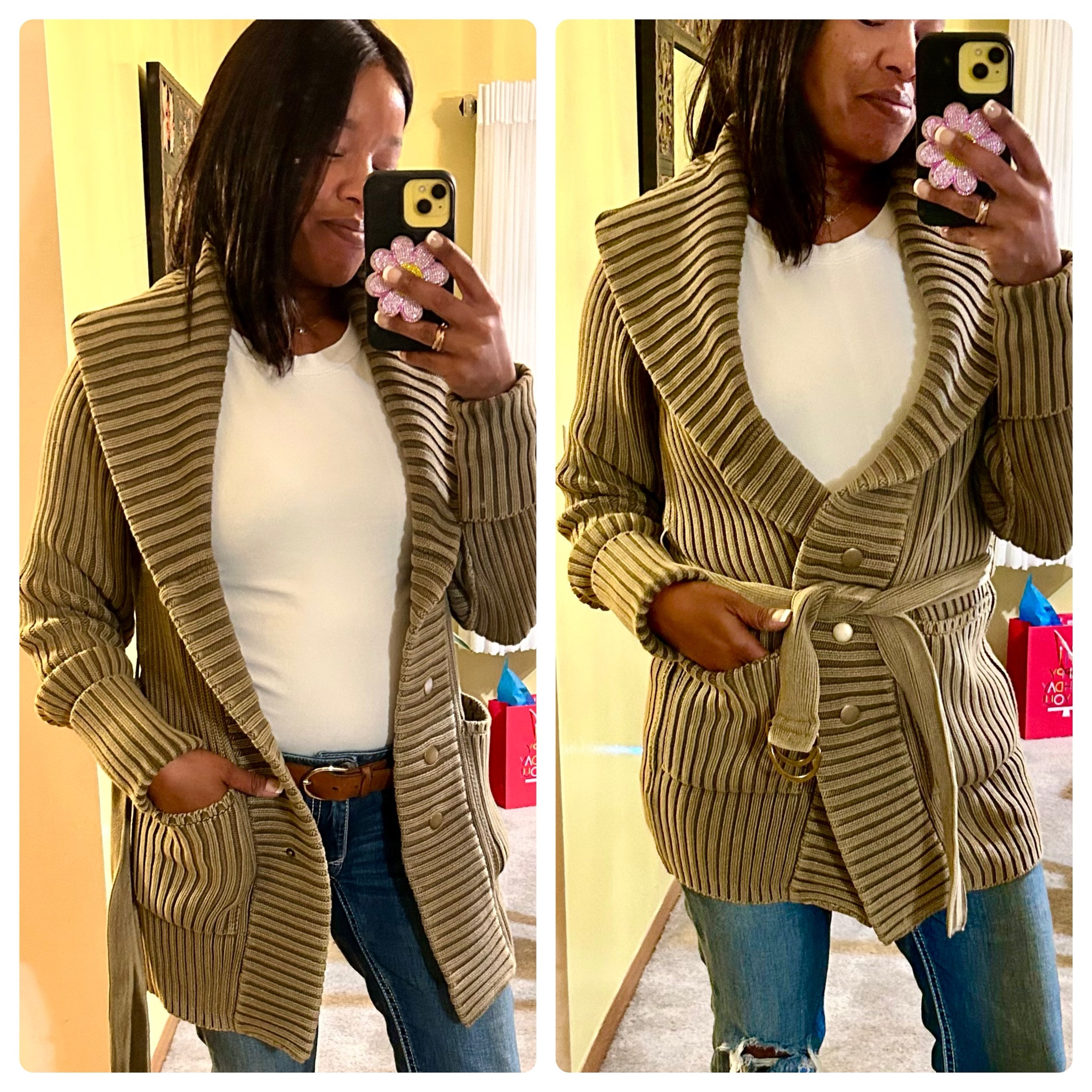 Love this sweater.  It’s a bit pricey but it’s heavy enough to wear as a coat.  Comes in 3 other colors.  Also linking the tan color that you can purchase for $29.  #freepeople #sweaterweather

#LTKFindsUnder100 #LTKOver40 #LTKStyleTip