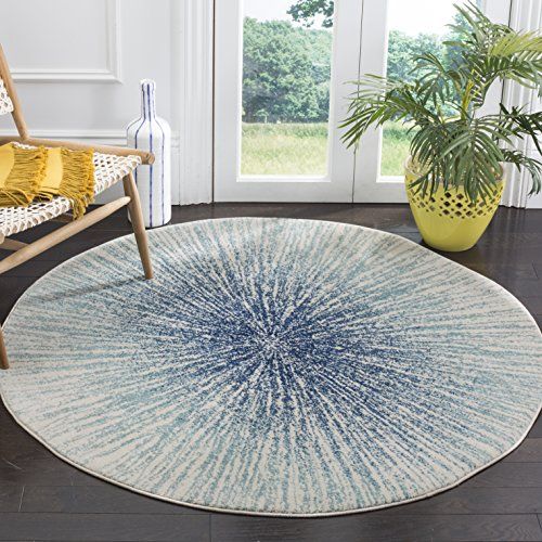 SAFAVIEH Evoke Collection EVK228A Abstract Burst Non-Shedding Dining Room Entryway Foyer Living Room | Amazon (US)