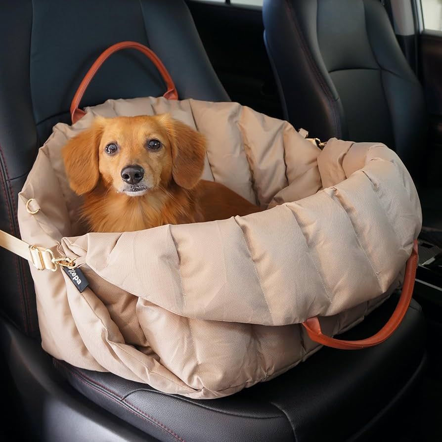 ZEPA Dog Car seat for Small Dogs, Dog Carrier for Small Dogs, Washable Oxford Fabric with Sherpa ... | Amazon (US)