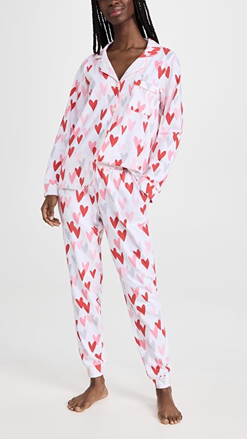 BedHead PJs Love is All You Need Long Sleeve Notch & Joggers | SHOPBOP | Shopbop