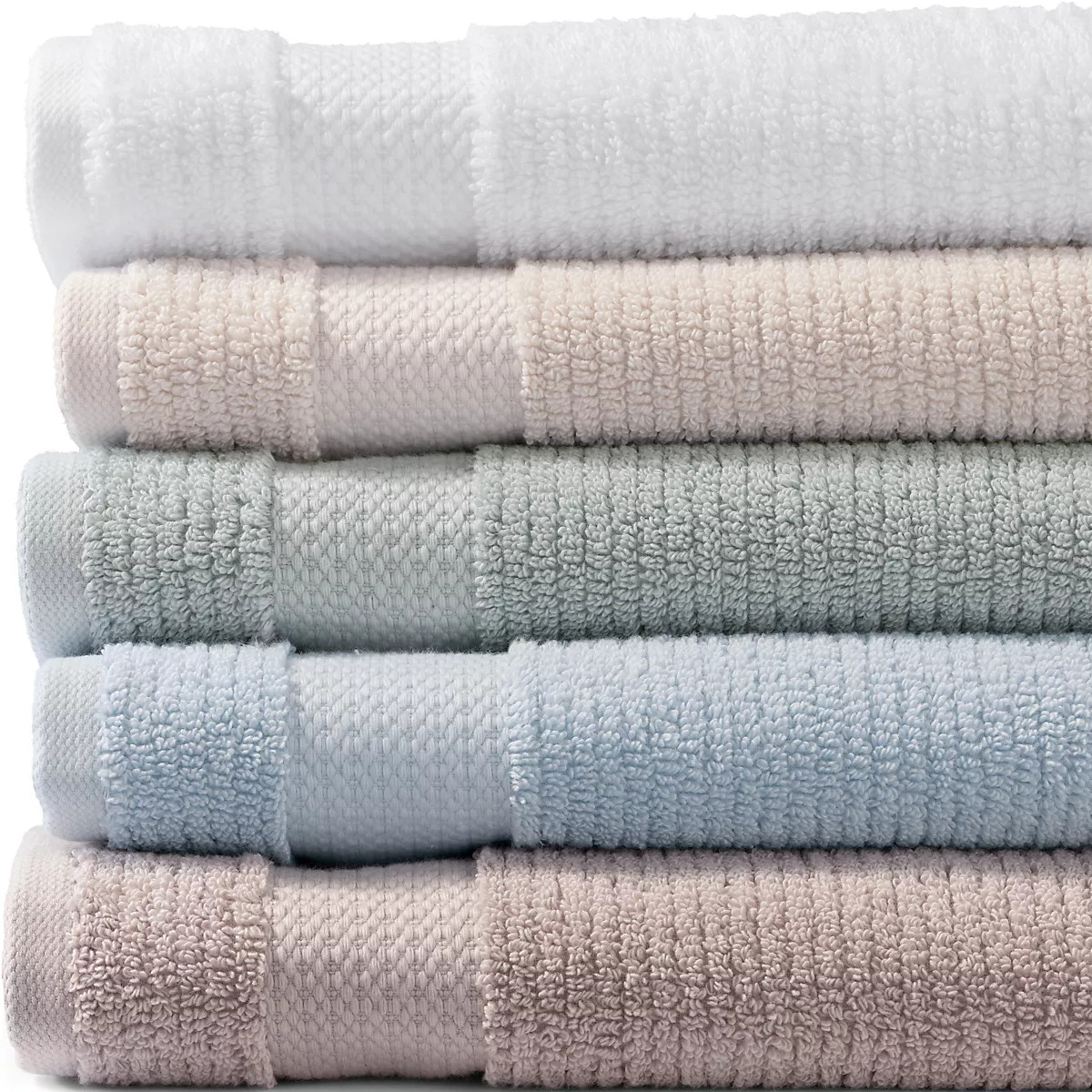 Organic Cotton 6-Piece Towel Set | Lands' End (US)